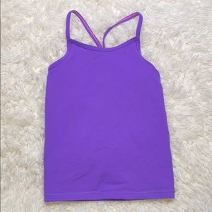 Lululemon/Ivivva Girls Purple Tank Top SZ 4
